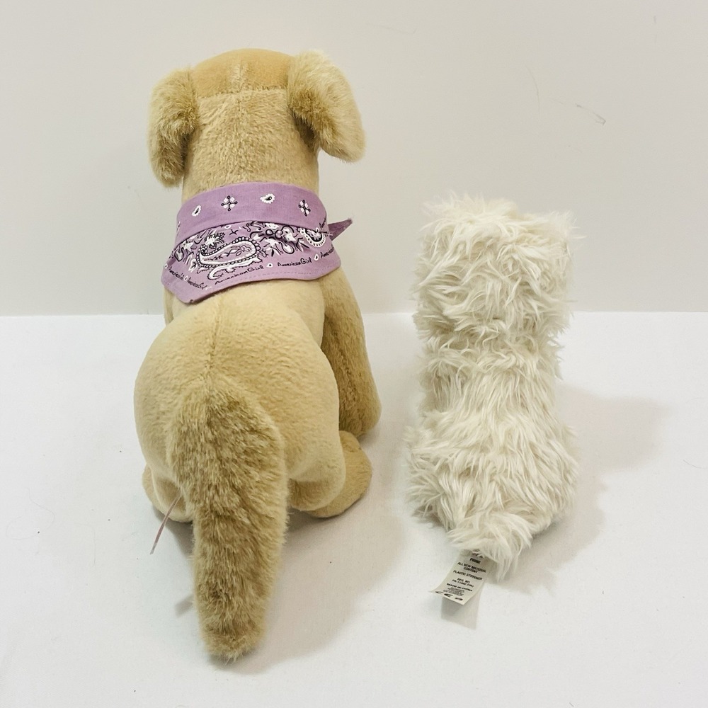 American Girl Doll Sandy Posable Coconut Stiff Grooming Bath Tub Dog Lot - Picture 8 of 15